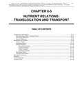 Volume 1, Chapter 8-5: Nutrient Relations: Translocation and Transport by Janice M. Glime