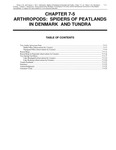Volume 2, Chapter 7-5 Arthropods: Spiders of Peatlands in Denmark and Tundra