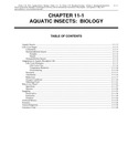 Volume 2, Chapter 11-1: Aquatic Insects: Biology