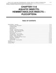 Volume 2, Chapter 11-6: Aquatic Insects: Hemimetabolous Insects - Plecoptera