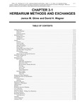 Volume 3, Chapter 3-1: Herbarium Methods and Exchanges
