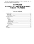 Volume 4, Chapter 2-5: Streams: Life and Growth Forms and Life Strategies