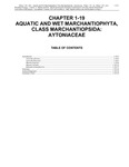 Volume 4, Chapter 1-19: Aquatic and Wet Marchantiophyta, Class Marchantiopsida: Aytoniaceae