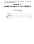 Volume 4, Chapter 18-3: Caves - Zones of Bryophyte Flora