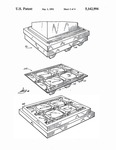 Pallet and apparatus for forming a pallet with deep drawn legs by L. Bogue Sandberg, Bruce A. Haataja, Douglas C. Jurmu, Robert D. Palardy, Frank H. Story, and William A. Yates